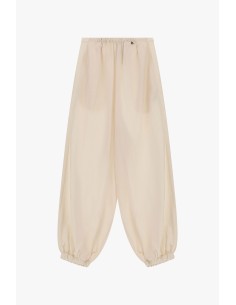 Calças palazzo largas com elástico na cintura e na bainha Dixie