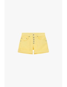 Shorts Regular-Fit com dobra na barra e botões Please 2