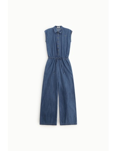 Macacão Longo Com Cordão E Botões Frontais Please