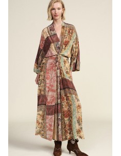 Vestido Longo com Estampa Fantasia Dixie