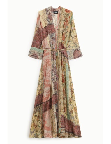 Vestido Longo com Estampa Fantasia Dixie
