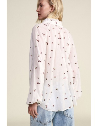 Camisa Ampla Com Estampa Floral E Mangas Compridas Dixie