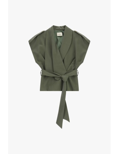 Giacca Smanicata Con Cintura E Spalle Strutturate Dixie - Vestiti F...