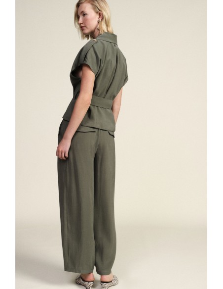 Pantaloni Palazzo Vita Alta Con Pinces Dixie - Vestiti Firmati Life...