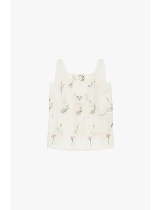 Top com Alças Largas e Bordado Floral Dixie 2