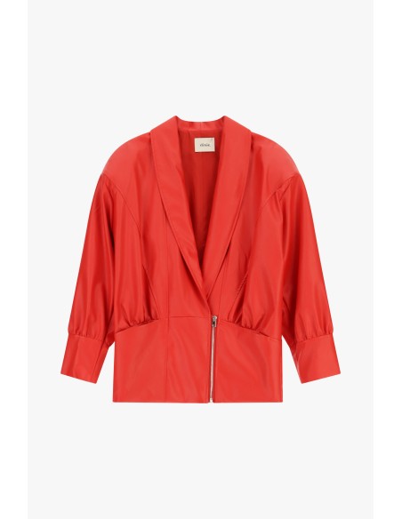 Giacca In Similpelle Con Maniche A Tre Quarti Dixie - Vestiti Firma...