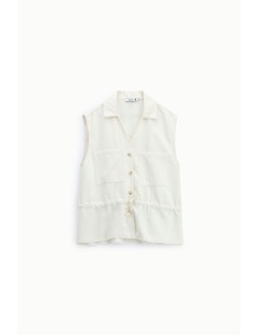 Gilet Senza Maniche Con Coulisse E Tasche Frontali Please - Vestiti... 2