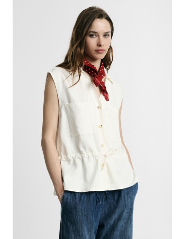 Gilet Senza Maniche Con Coulisse E Tasche Frontali Please - Vestiti...