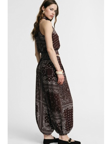 Trousers Palazzo Con Stampa Bandana E Fondo Elastico Please - Vesti...