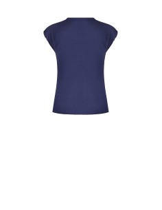 Camisa ampla e fluida em viscose com decote em V Rinascimento 2