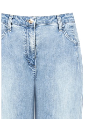 Jeans balão lavagem clara Rinascimento