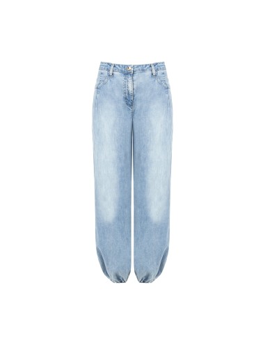 Jeans Balão Lavagem Clara Rinascimento
