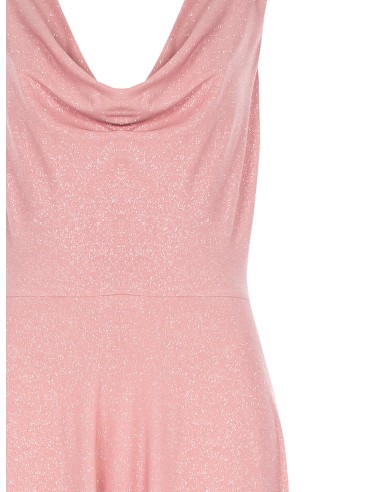 Vestido Longo com Glitter e Decote nas Costas Rinascimento