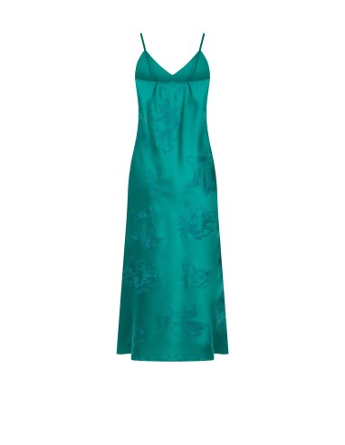 Vestido-camisola midi em cetim jacquard Rinascimento