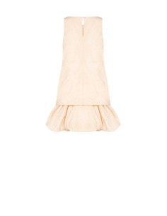 Vestido Curto de Corte Trapézio em Raso Jacquard Rinascimento 2