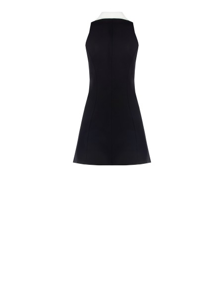 Vestido Curto Tubinho Em Ponto Milano Com Botões Joia Rinascimento