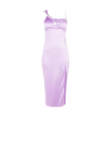 Vestido Tubinho Em Malha Brilhante Com Cut-Out No Decote Rinascimento