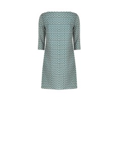 Vestido Curto em Scuba Crepe Estampado Rinascimento 2