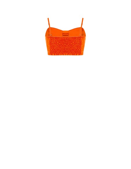 Top Curto Bralette em Tecido Parachute Rinascimento
