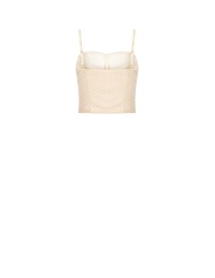 Top bustier às bolinhas Rinascimento 2