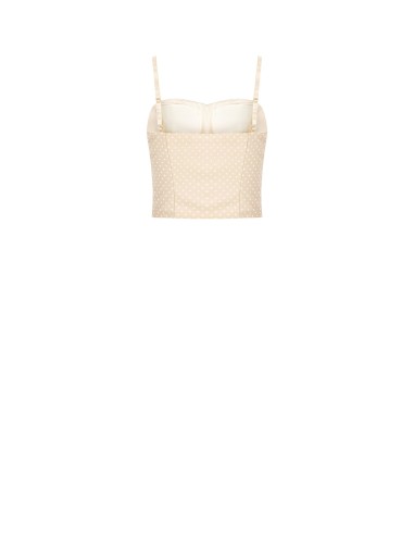 Top Bustier às Bolinhas Rinascimento