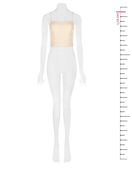 Top Bustier de Bolinhas Rinascimento