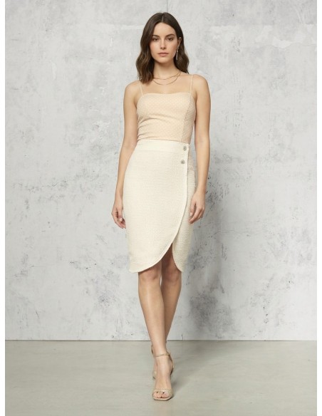 Top Bustier às Bolinhas Rinascimento