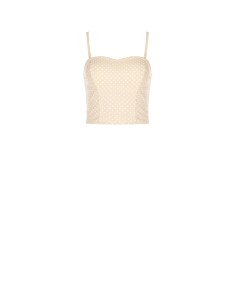 Top bustier às bolinhas Rinascimento