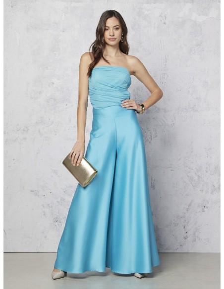 Top justo em tule Rinascimento