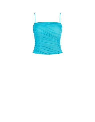 Top Justo em Tule Rinascimento