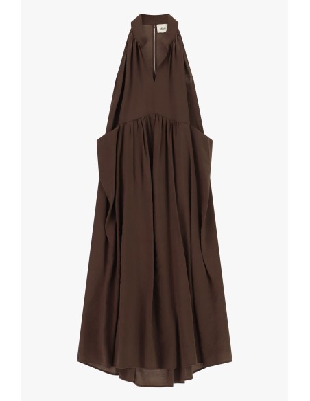 Vestido Midi Sem Mangas Com Decote Em V Dixie