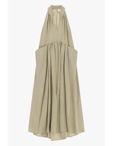 Vestido midi sem mangas com decote em V Dixie