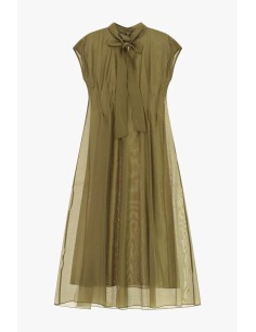 Vestido Midi Evasê Com Laço ao Pescoço Dixie