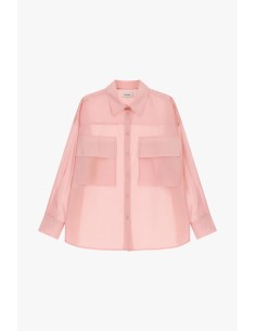 Camicia Trasparente Con Tasche Frontali Oversize Dixie - Vestiti Fi... 2