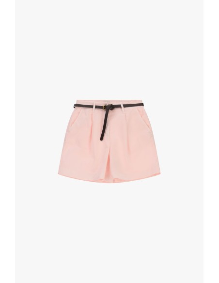 Shorts Corte Regular com Pinças e Cintura Fina Dixie