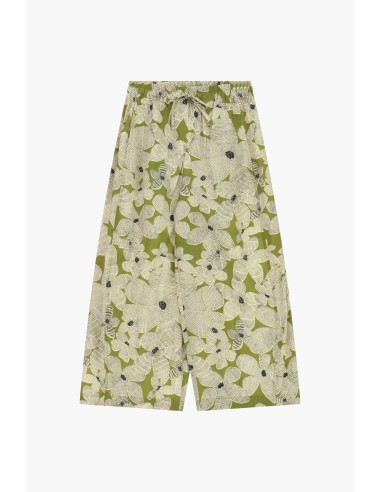 Calças Palazzo Estampa Floral Cintura Elástica Dixie