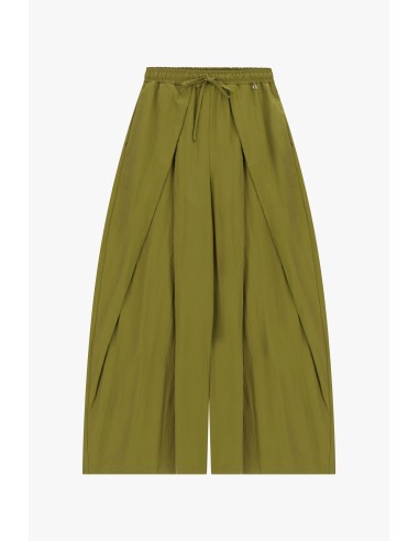 Calças Palazzo de Cintura Alta com Pences Frontais Dixie