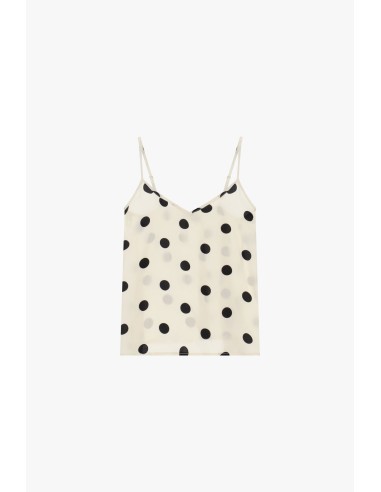 Top de Poás com Alças Finas e Decote em V Dixie