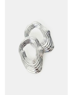 Brincos Assimétricos Efeito Ondulado Dixie 2