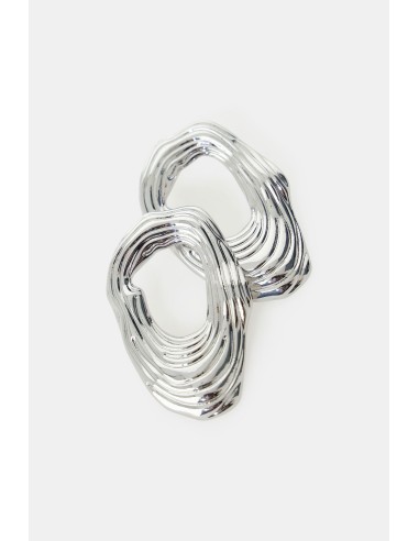 Brincos Assimétricos com Efeito Ondulado Dixie