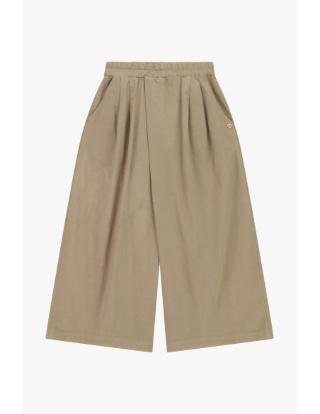 Calças Palazzo Cintura Elástica e Bolsos Laterais Please