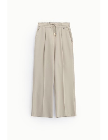 Pantaloni Palazzo Vita Elasticizzata Con Pinces Dixie - Vestiti Fir...