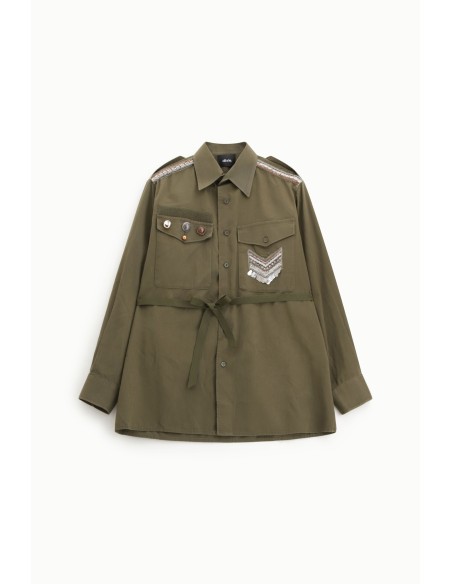 Blazer com bolsos e botões decorativos Dixie