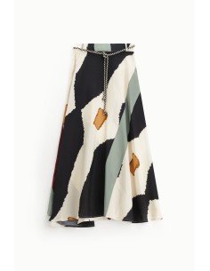 Gonna Svasata Con Dettaglio Cintura Dixie - Vestiti Firmati Life Sm... 2