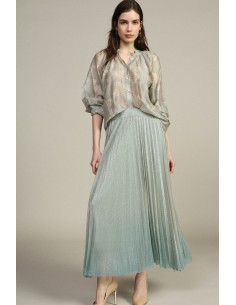 Gonna Plissettata A Lunghezza Media Dixie - Vestiti Firmati Life Sm...