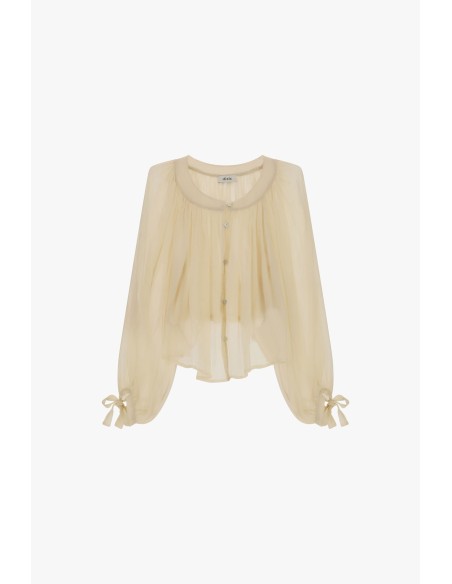 Camicia Ampia Con Maniche A Palloncino E Fiocchi Dixie - Vestiti Fi...