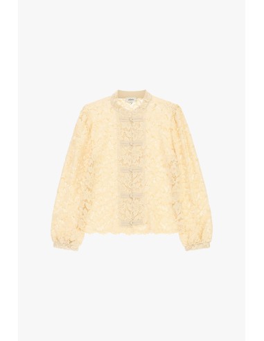 Blusa In Pizzo Con Maniche Lunghe E Dettagli Nodo Dixie - Vestiti F...