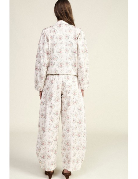 Pantaloni Palazzo Stampa Floreale A Gamba Ampia Dixie - Vestiti Fir...