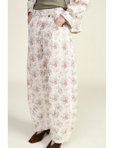 Pantaloni Palazzo Stampa Floreale A Gamba Ampia Dixie - Vestiti Fir...