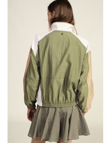 Bomber com painéis contrastantes e punhos elásticos Dixie